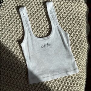 Show Me Your Mumu rhinestone bride tank size small